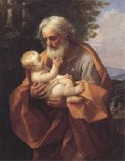 Guido Reni, Joseph with the christ child in His Arms (san 05)